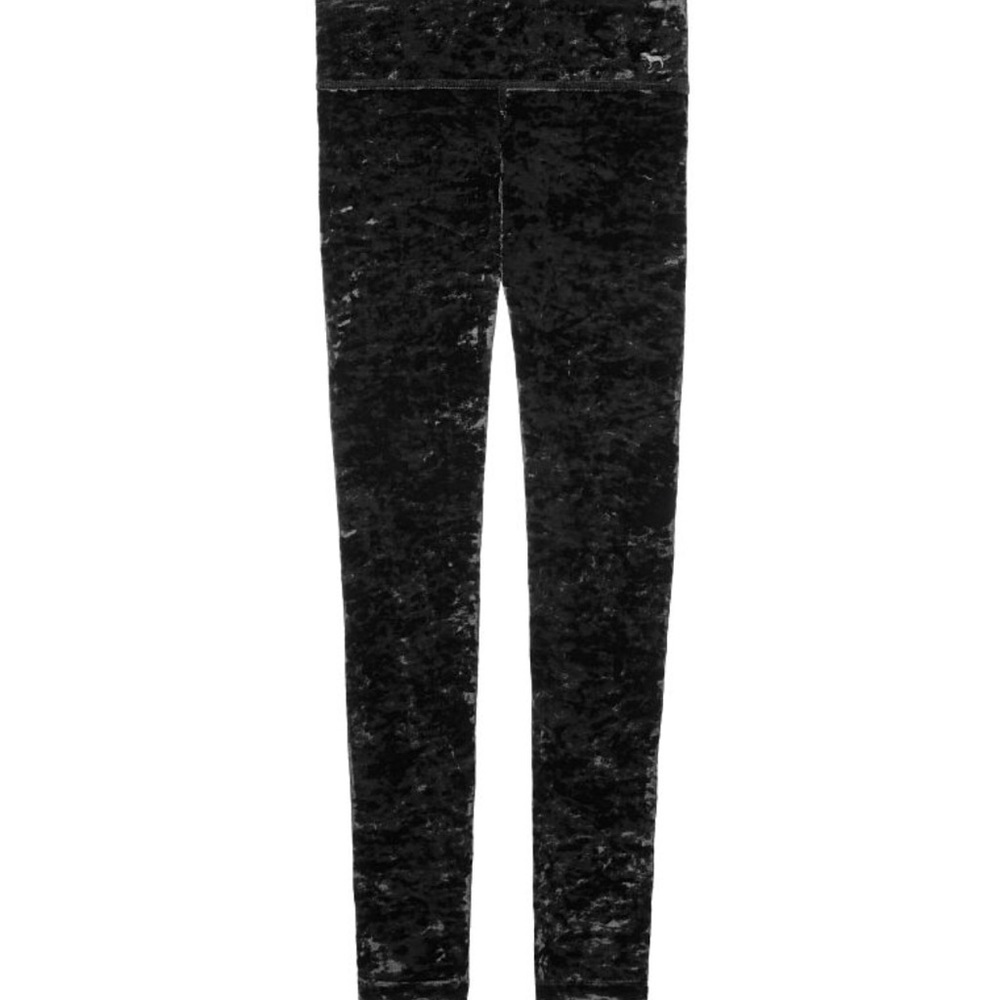 ‼️SOLD‼️ PINK Victoria’s Secret Velvet Leggings - Picture 2 of 4
